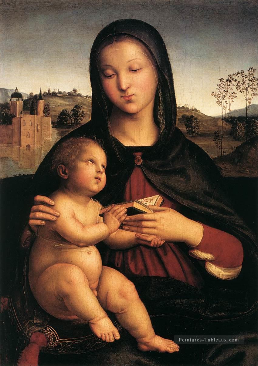 Vierge à l’Enfant 1503 Renaissance Raphaël Peintures à l'huile